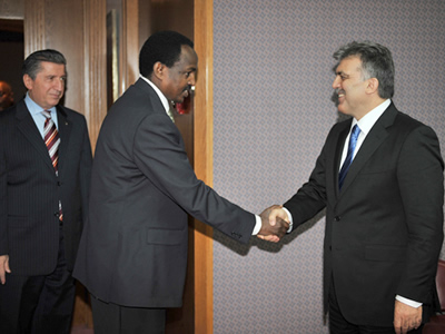 Cumhurbaşkanı Gül Etyopya Meclis Başkanını Kabul Etti